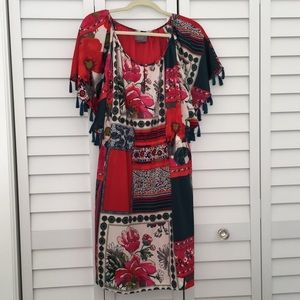 Anthropologie Dress w/ Tassels 🌹